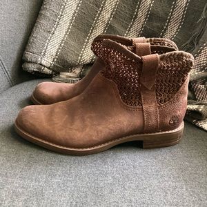 Brown timberland boots